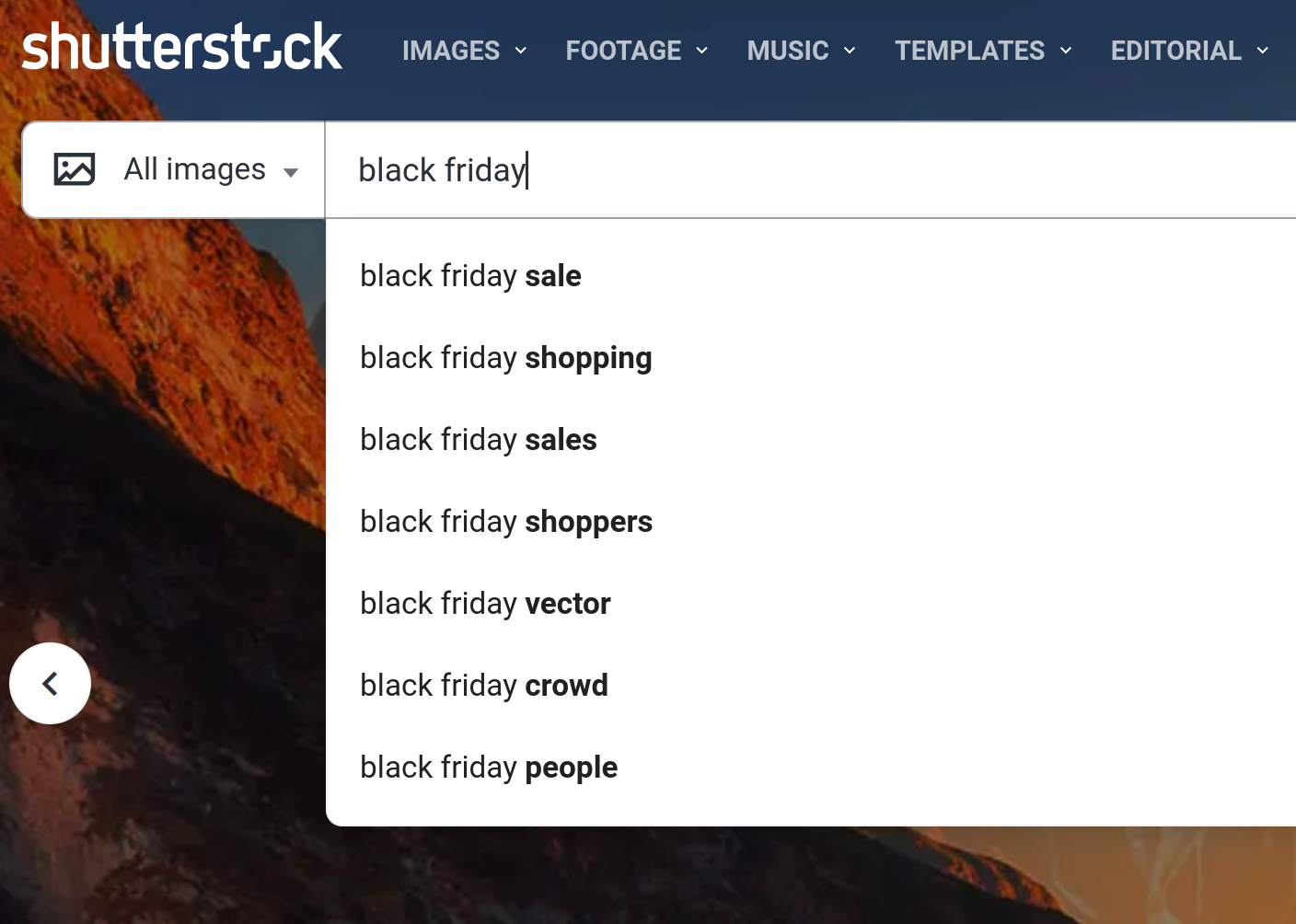 Shutterstock suggestions