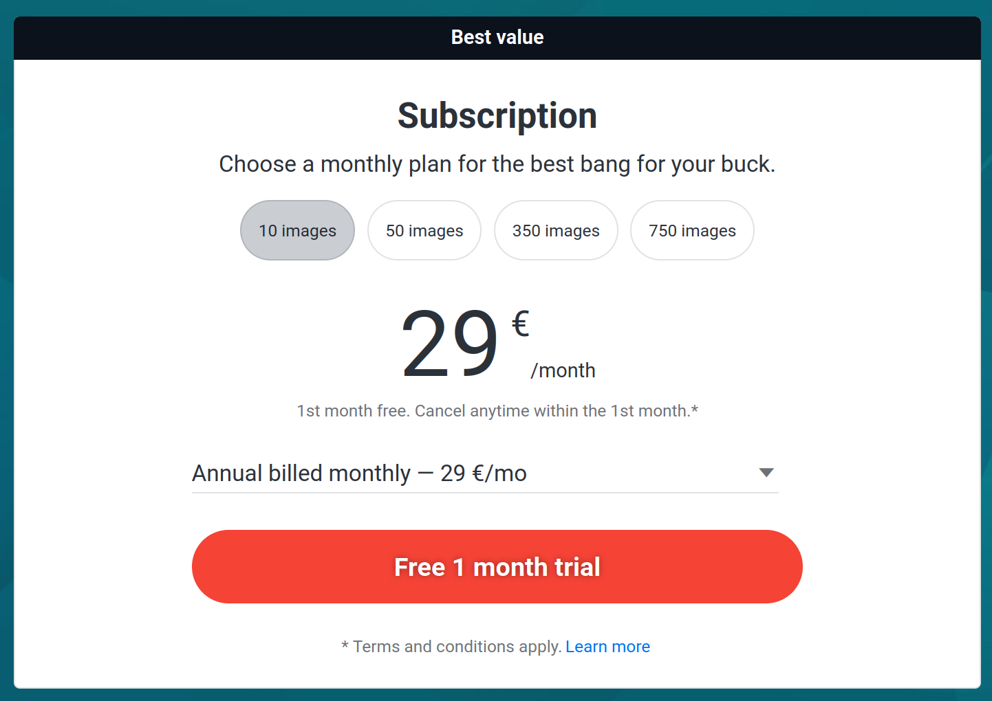 Shutterstock subscriptions