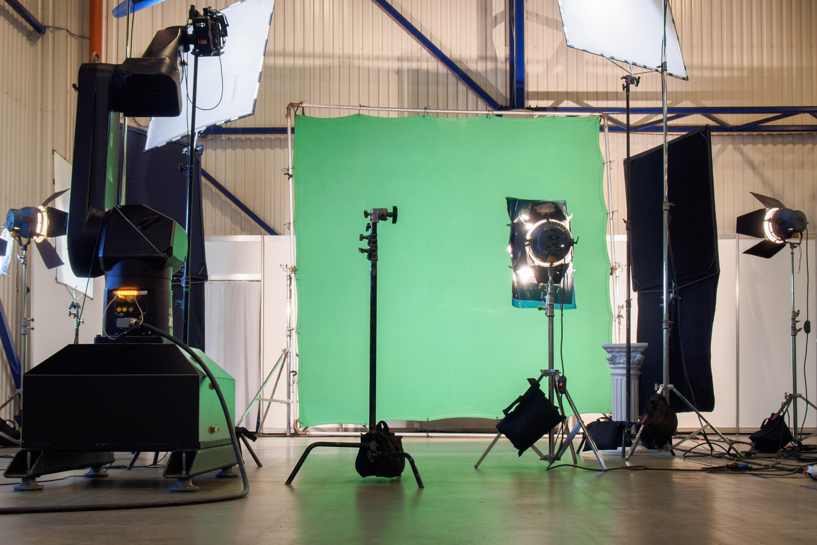 Green screen setup